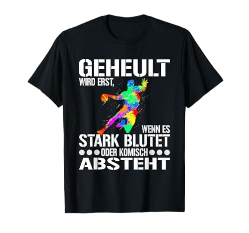 Handball Spieler Designs für Männer Frauen und Handball Fans T-Shirt von Handballerin Sport Enthusiast Geschenkidee Herren