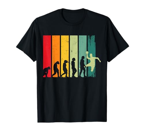 Evolution Handball Spieler Kinder Jungs Männer Handballer T-Shirt Evolution Handball Spieler Kinder Jungs Männer Handballer T-Shirt von Handballspieler Geschenkideen Handballer Designs