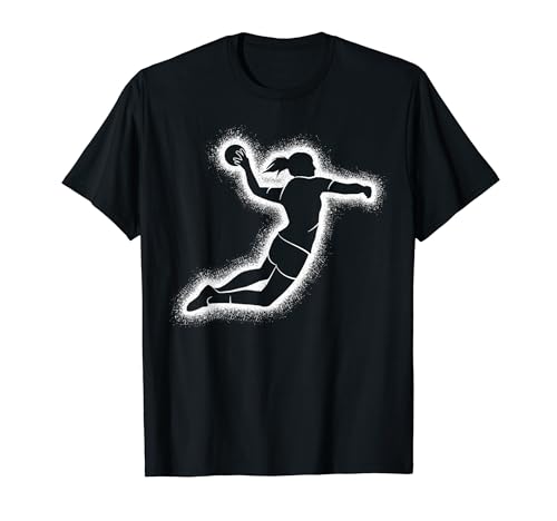 Handball Mädchen Handballspieler Damen Kinder Handballerin T-Shirt Handball Mädchen Handballspieler Damen Kinder Handballerin T-Shirt von Handballspieler Handball Spieler Verein Handballer