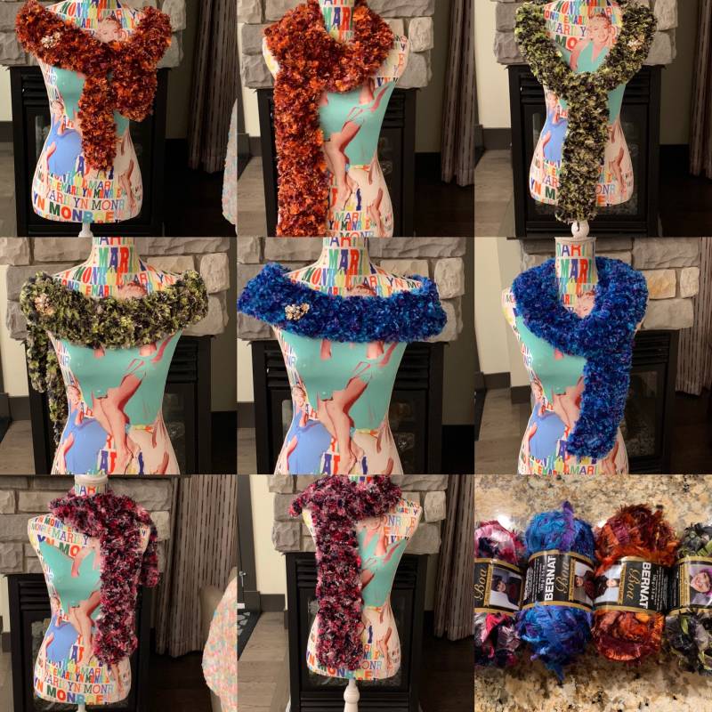 Gehäkelte Damen Winterschal von HandcraftdLuv