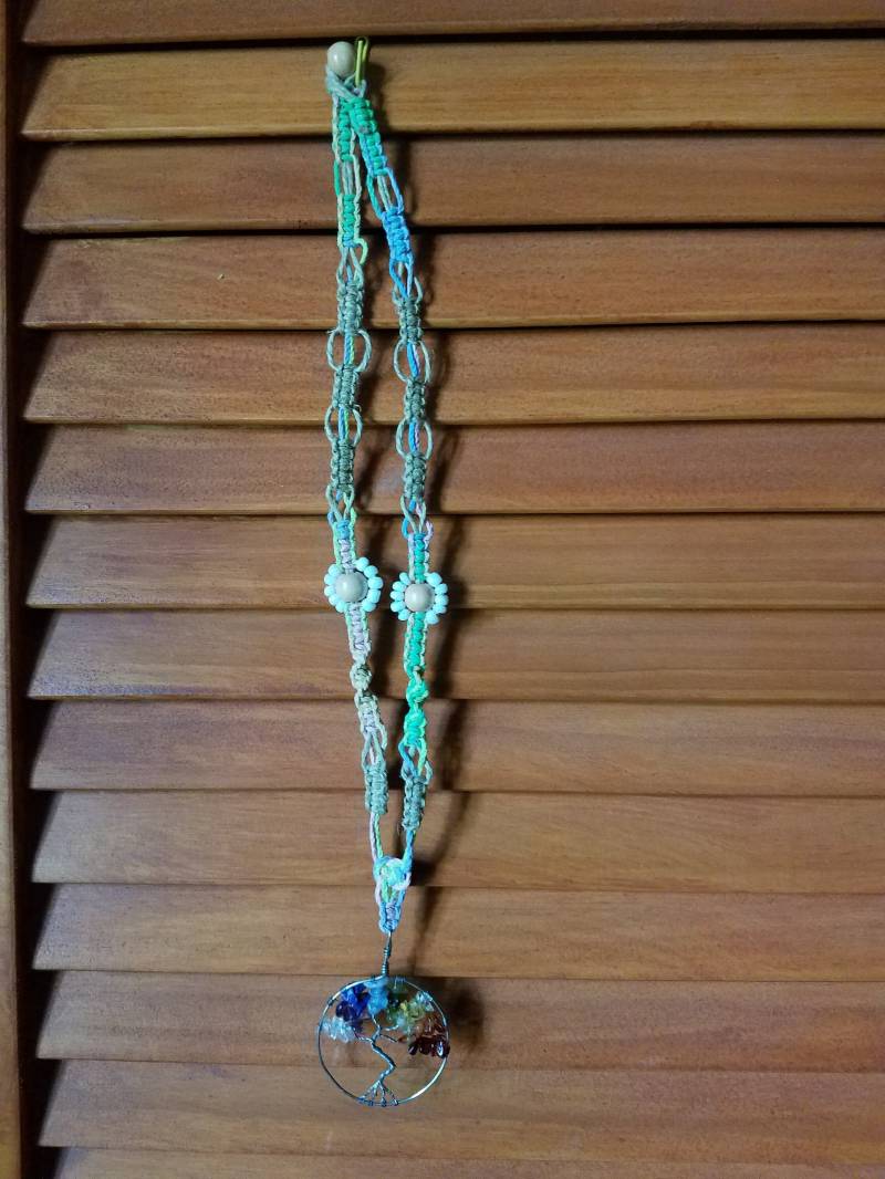 Chakra Baum Des Lebens Halskette von HandcraftedByBarbJ