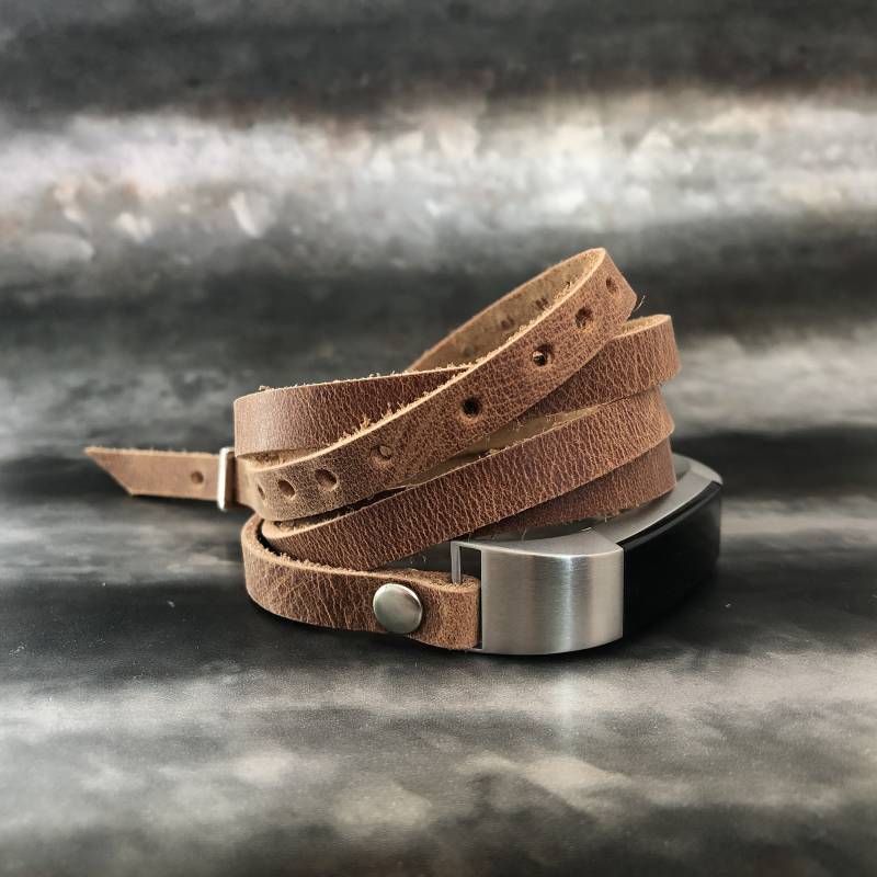 Multi Wrap Smartwatch Lederarmband Fitbit, Apple Watch von HandcraftedInTheUK