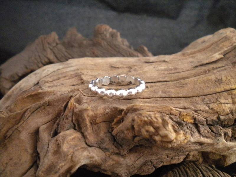 Größe 6+ Massiv Kugelring Band Stapelbar Ring Knöchelring Statement Zehenring Sterling Silber Versprechensring Handcraftedswdesigns von HandcraftedSWDesigns