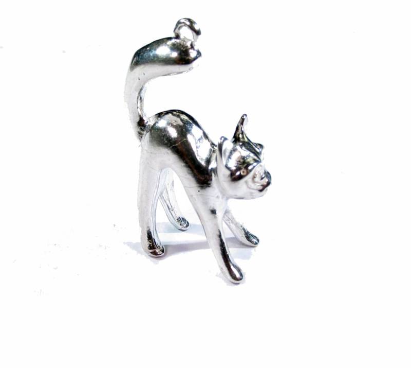 Cat-Anhänger Sterling Silber Cat-Anhänger Sterling Silber von Handcraftedsterling