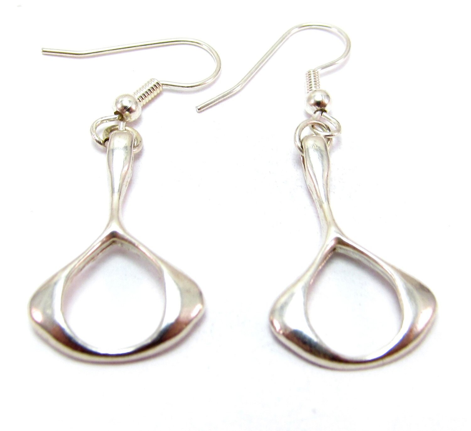 sterling Silber Tropfen Oder Baumeln Hourglass Ohrringe sterling Silber Tropfen Oder Baumeln Hourglass Ohrringe von Handcraftedsterling