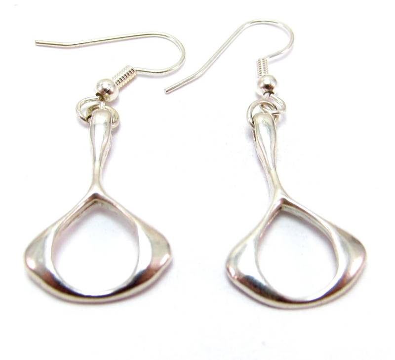 sterling Silber Tropfen Oder Baumeln Hourglass Ohrringe sterling Silber Tropfen Oder Baumeln Hourglass Ohrringe von Handcraftedsterling