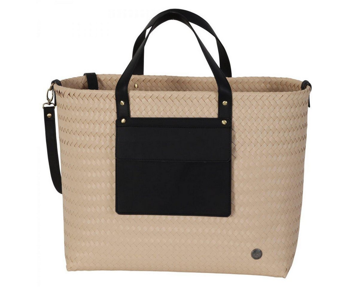Handed By Einkaufskorb Handed By Shopper Percey Sand Black von Handed By