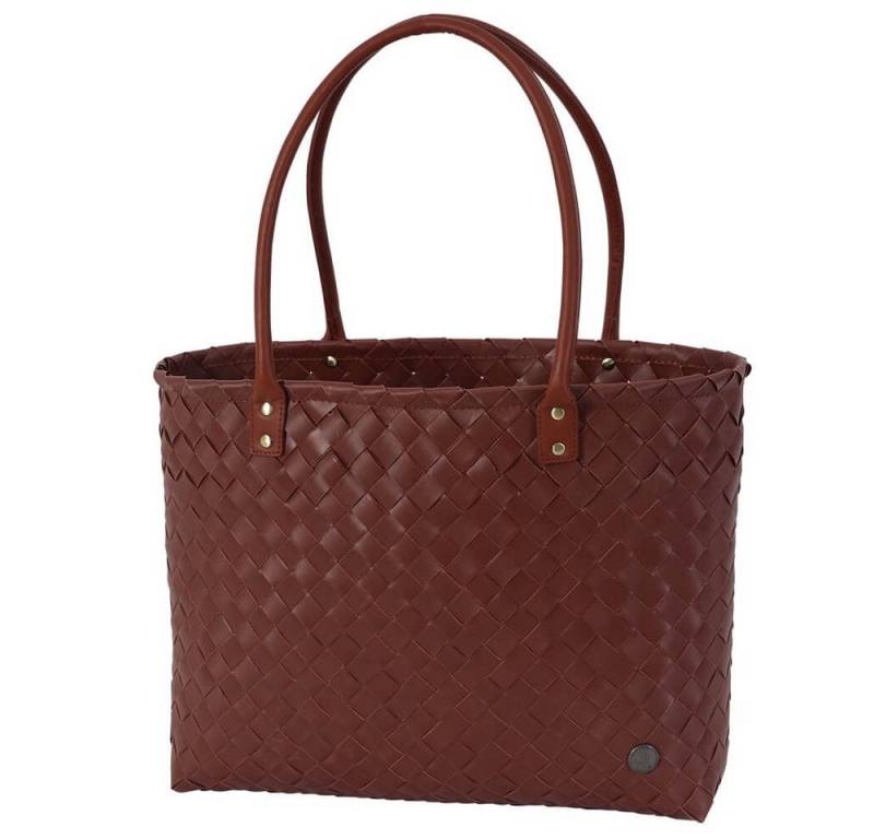 Handed By Einkaufsshopper HANDED BY Handbag Grace Shopper AUTUMN BROWN handgefertigt Handtasche von Handed By