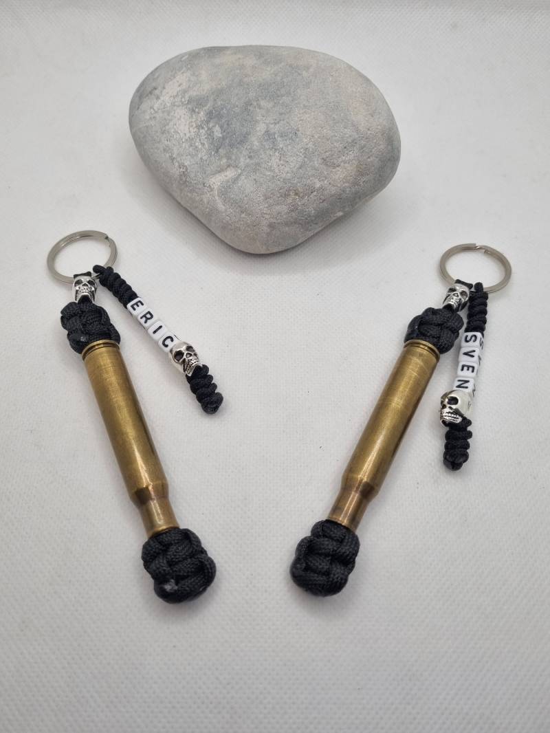 1 Stück Schlüsselanhänger Patrone Paracord Handmade von HandemadeKreativ