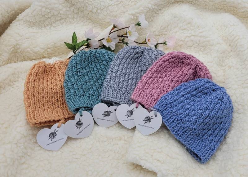 Babymütze Handgestrickt von HandgemachtVonHeidi