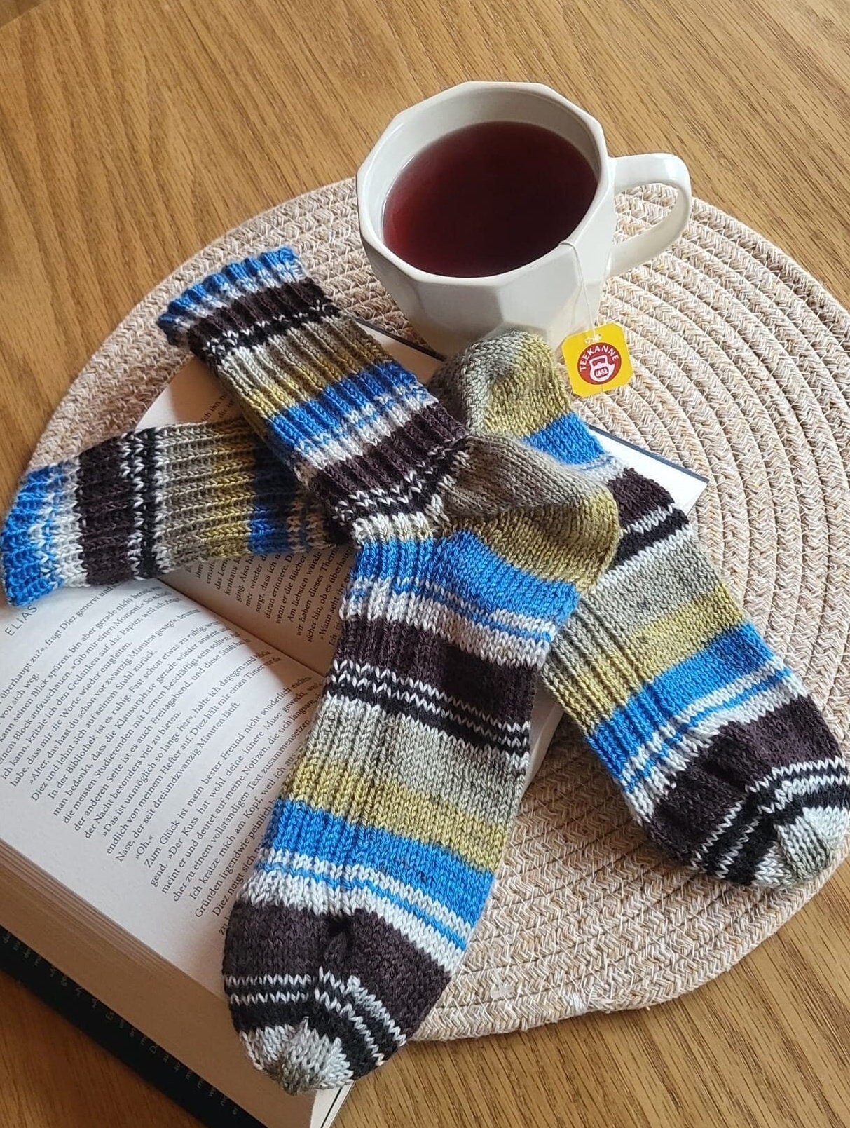 Handgestrickte Socken Größe 40/41 von HandgemachtVonHeidi