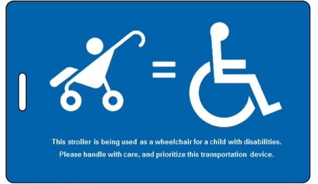 Handi-Tag Stroller = Rollstuhl Handi-Tag Stroller = Rollstuhl von HandiSolutions