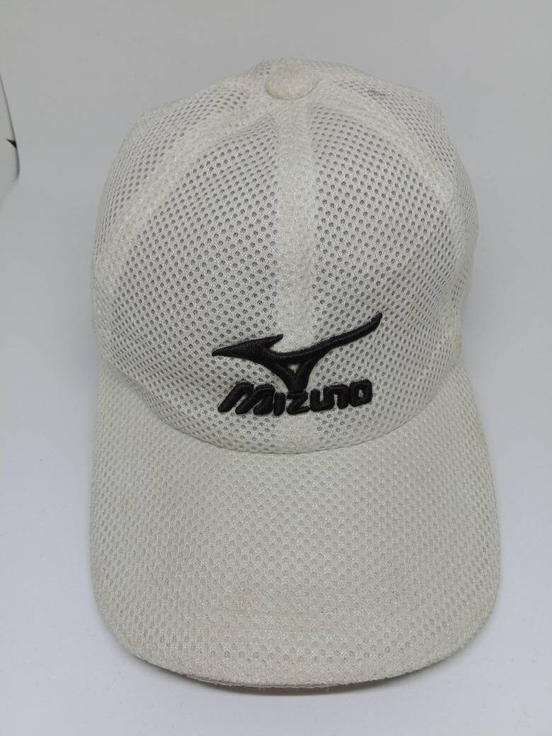 Seltene Vintage Mizuno Hut Kappe, Großes Logo, Gesticktes Logo | 873 von HandkerchiefmasteR