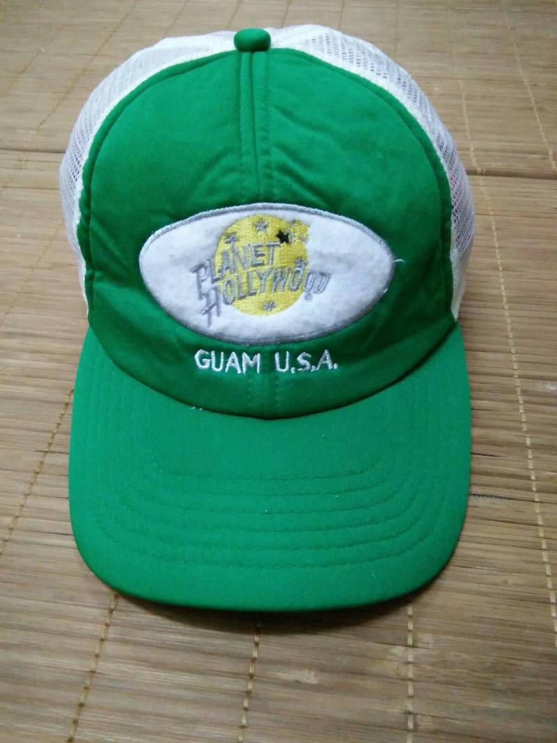 Seltene Vintage Planet Hollywood Hut Mütze Cap, Planet Hollywood Guam Usa | 10 von HandkerchiefmasteR
