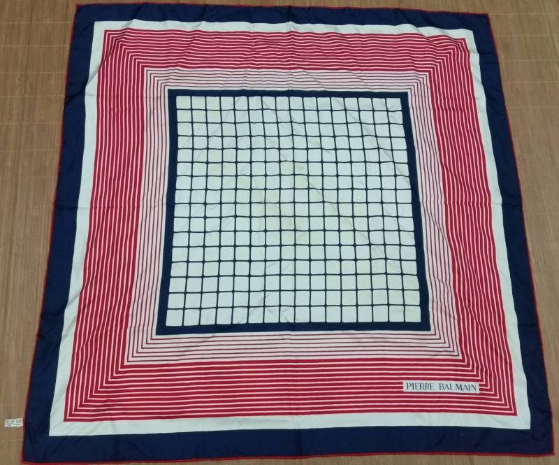 Seltenes Vintage Tuch Von Pierre Balmain von HandkerchiefmasteR