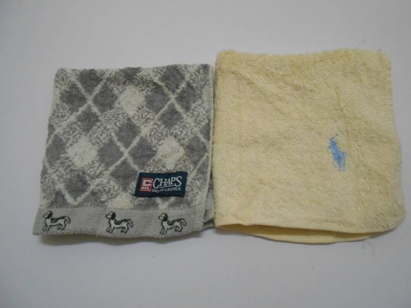 Vintage-Polo Und Chap Ralph Lauren Kleine Taschentuch, H248 von HandkerchiefmasteR