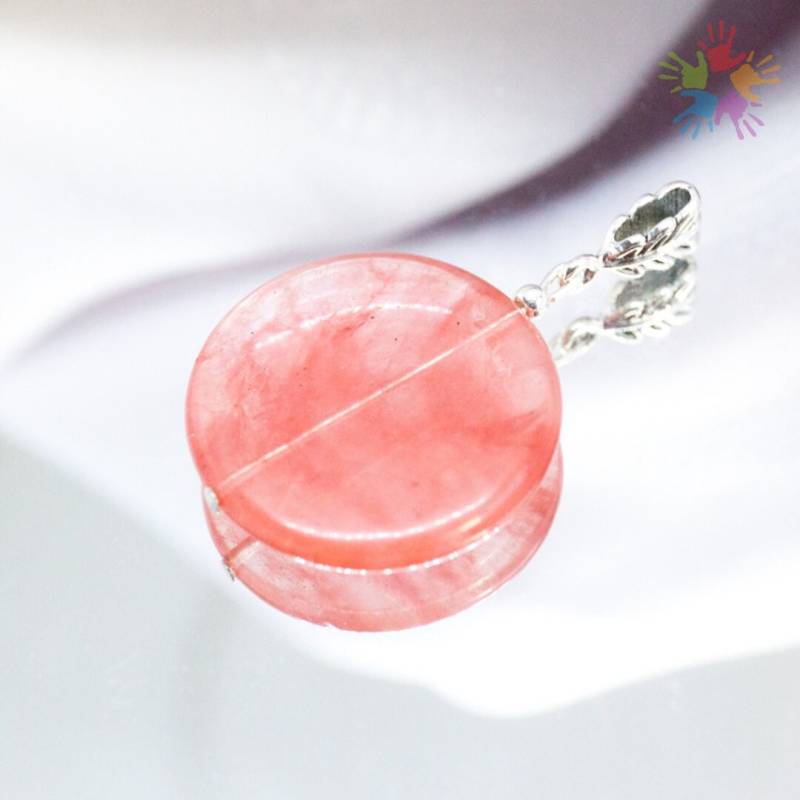 Quartz Pendant Necklace, Handmade Pendant, Natural Stone Quartz Pendant Necklace, Handmade Pendant, Natural Stone von HandlyStudioStore