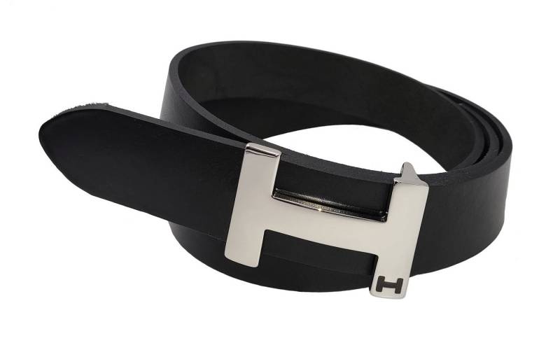 Handmade by CASSANDRA Ledergürtel mit edler H-Schließe - ECHT LEDER Made in Germany von Handmade by CASSANDRA