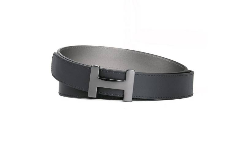 Handmade by CASSANDRA Wendegürtel "Two Sides" mit edler H-Schließe - ECHT LEDER Wendegürtel von Handmade by CASSANDRA