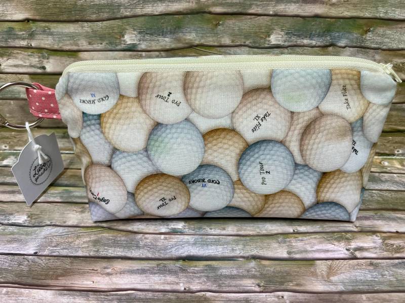 Täschchen Für Golferinnen „Golf", Mit Golfbällen, Golftäschchen Täschchen Für Golferinnen „Golf", Mit Golfbällen, Golftäschchen von HandmadeAusKrefeld