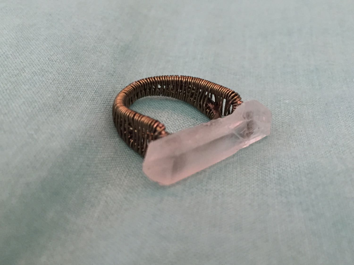 Verpackte Drahtring Quarz Verpackte Drahtring Quarz von HandmadeByHoang