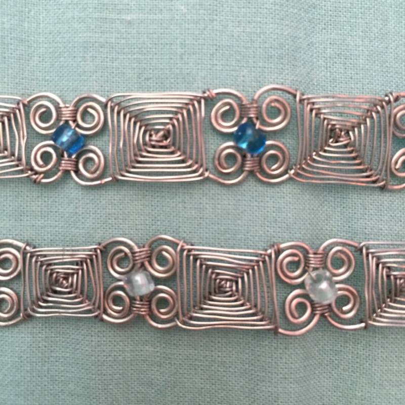 Wire-Wrapped Armband von HandmadeByHoang