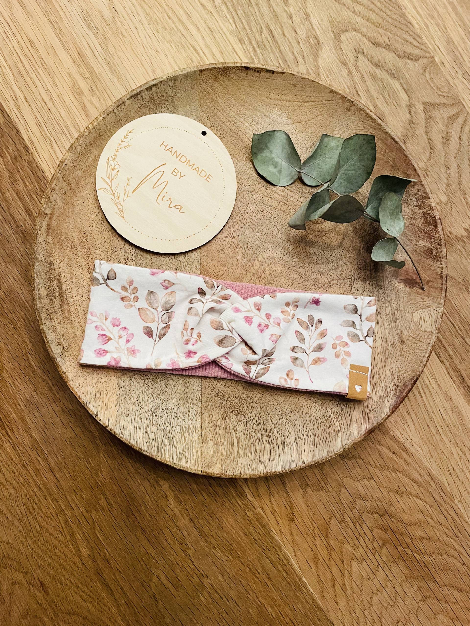 Rib Jersey Handmade Baby Kinder Stirnband Knotenstirnband Ripp Herbst Winter Geschenk Geburt Taufe Weihnachten Babyparty von HandmadeByMira2