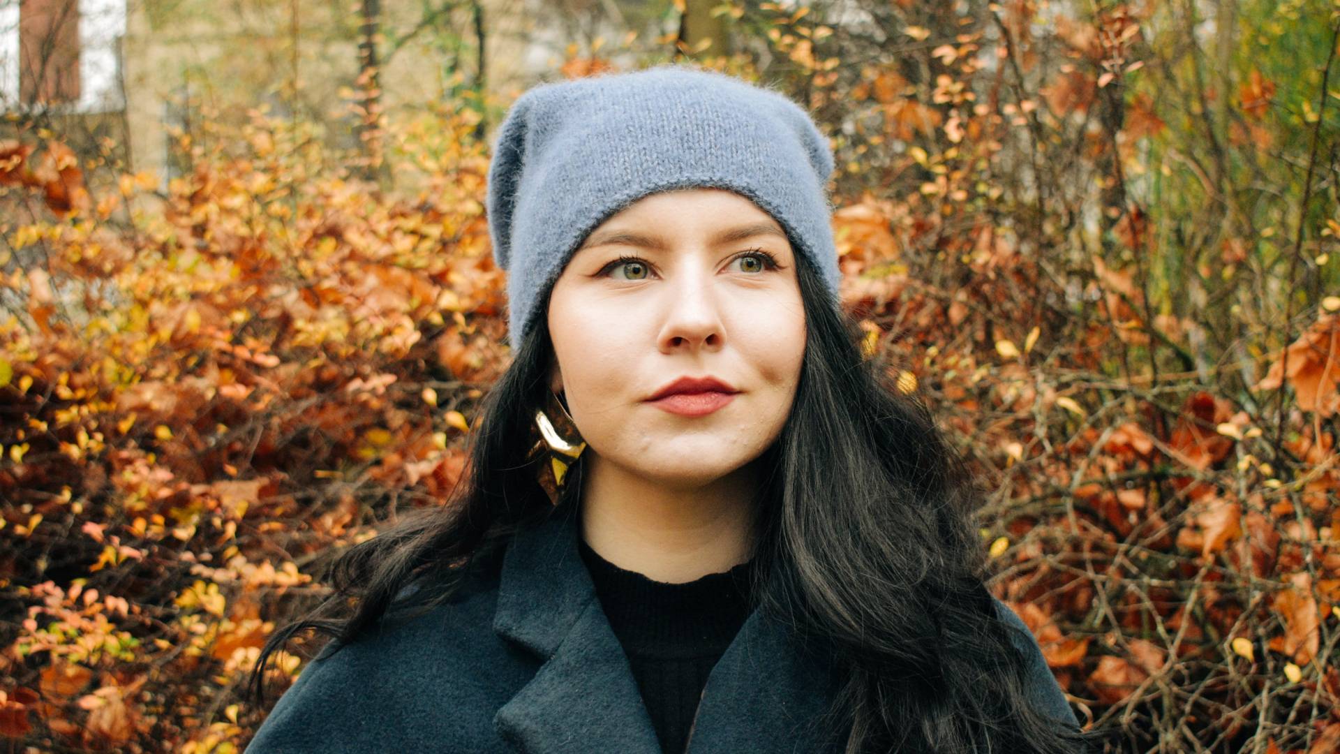 Blaue Slouch-Beanie, Woll-Slouchy-Mütze, Alpaka-Mütze Für Damen, Alpaka-Wollmütze, Übergroße Beanie, Alpaka-Mütze, Damenmütze, Seidenmütze von HandmadeByRasa