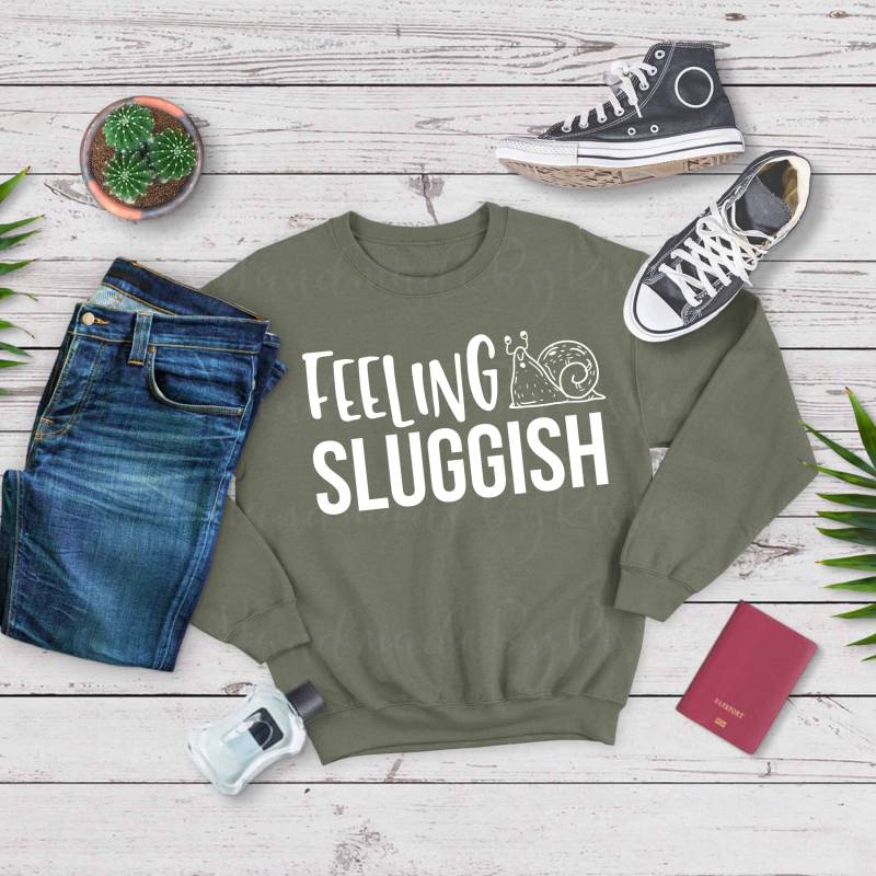Damen Pullover | Träge Lazy Day Sweatshirt Kuscheliger Feeling Grafik Geschenk von HandmadeByRissa