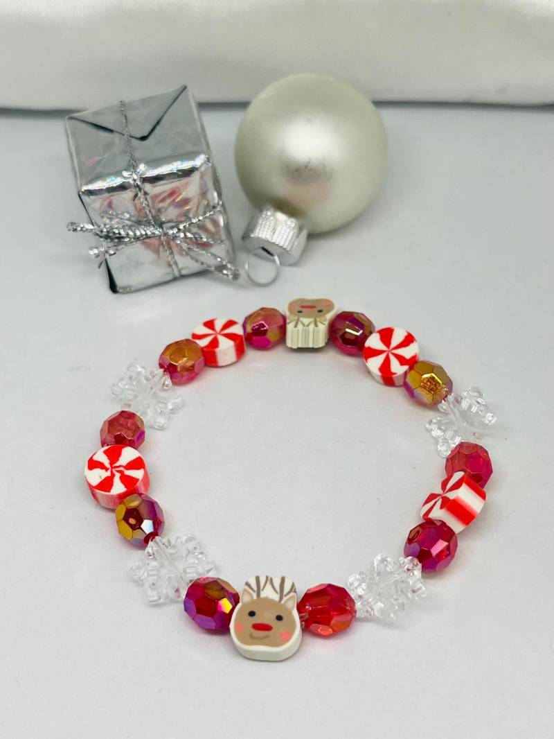 Weihnachtsarmband Mit Polymerperlen Weihnachtsarmband Mit Polymerperlen von HandmadeBySimone86