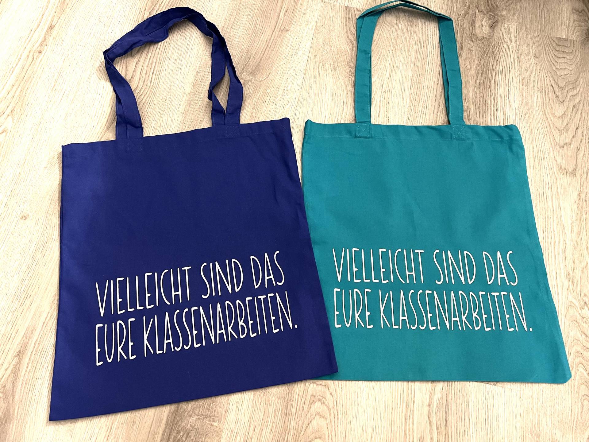 Jutebeutel „Klassenarbeiten" Jutebeutel „Klassenarbeiten" von HandmadeDesignsByJu