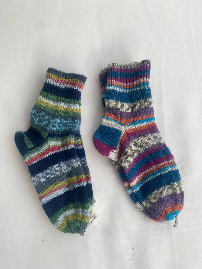 Kindersocken 26/27 Handgestrickt, Merino von HandmadeDoro