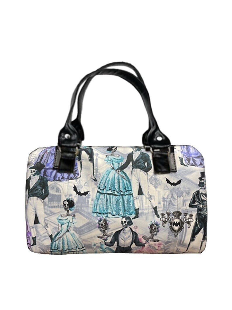 Handgemachte Handtasche Arzttasche Mit "Victorian Skeleton Dancing" Stoffmuster Satchel Style, Baumwollstoff, Neu Handgemachte Handtasche Arzttasche Mit "Victorian Skeleton Dancing" Stoffmuster Satchel Style, Baumwollstoff, Neu von HandmadeFashion