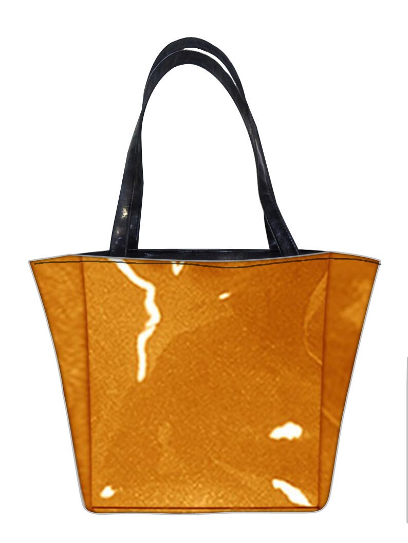 Handgemachte Us-Baumwolle Umhängetasche Glänzendes Gold-Muster Travel Tote Handgemachte Us-Baumwolle Umhängetasche Glänzendes Gold-Muster Travel Tote von HandmadeFashion