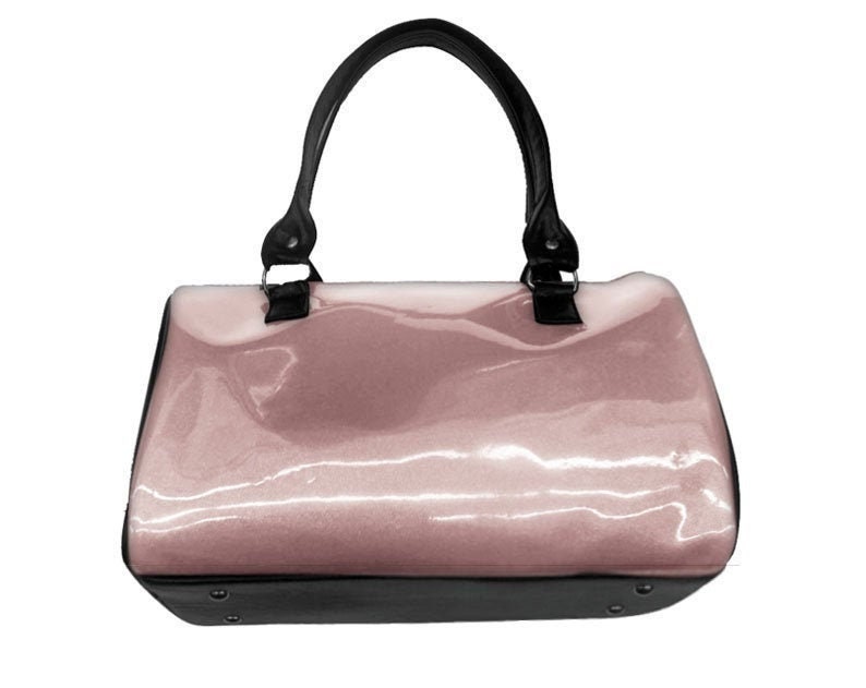 Us Handgemachte Handtasche Hellrosa Arzt Tasche Stil Mit "Glänzend Schimmernden Farben Neu von HandmadeFashion