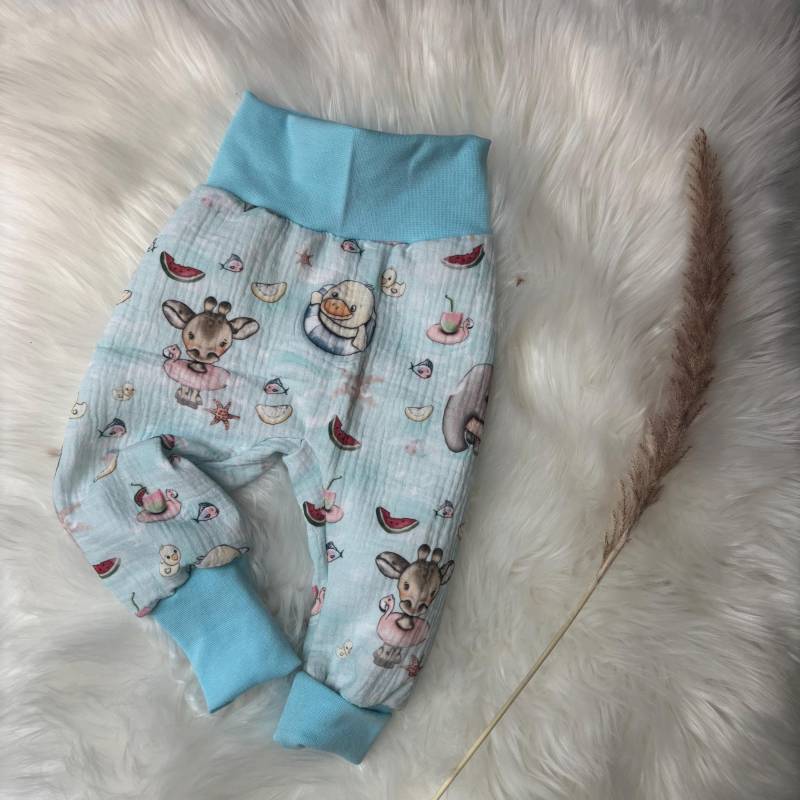 Pumphose Aus Musselin, Jersey, Verschiedene Muster von HandmadeInZossen