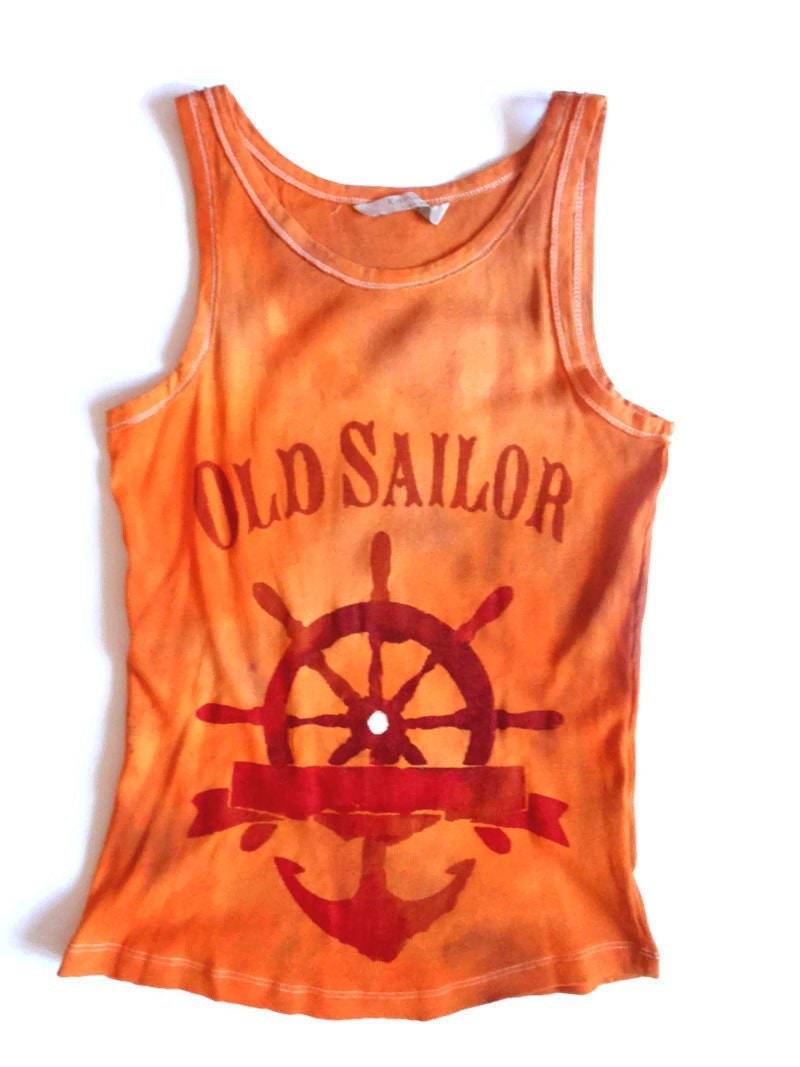 Ruder T-Shirt-Damen Ärmellose Tops-Vintage Inspirierte Tank Tops-Handgemachte Tops-Damen Ärmelloses T-Shirt - Inspiriertes von HandmadeRetroTshirts