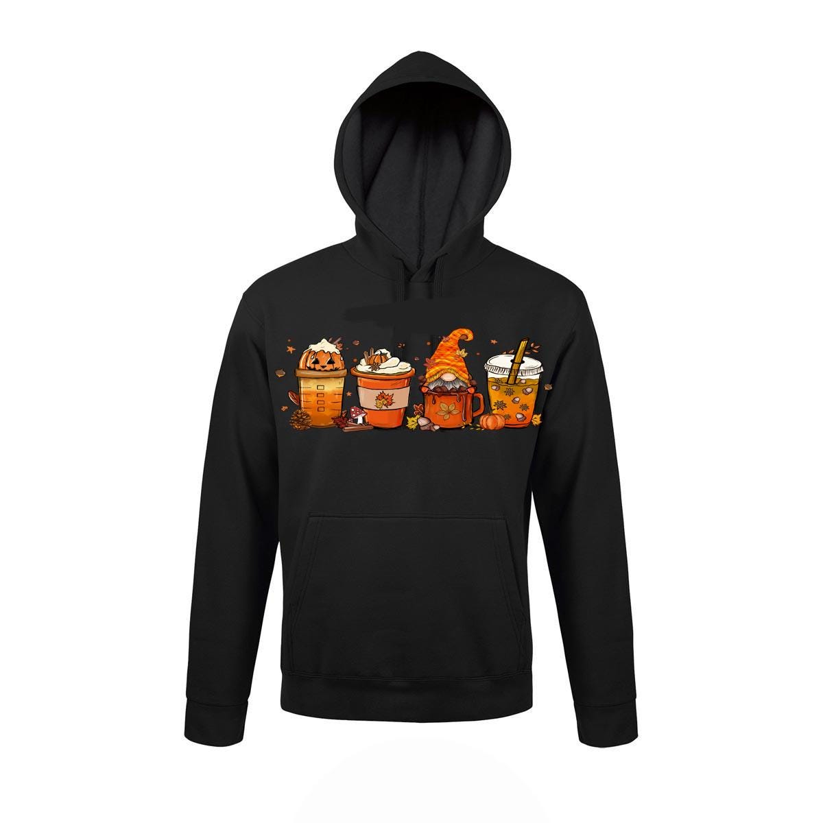 Hoodie | Geschenk Herbst Autumn Kürbis Pullover Herbstoutfit Gemütlich Kaffee Pumpkin Latte von HandmadeSteffiShop
