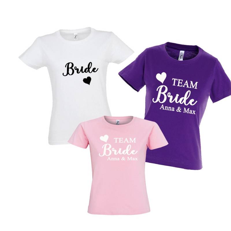 Junggesellinnenabschied | Junggesellinnenabschiedsfeier T-Shirt Braut Partyshirt Jga Feier Poltershirt Poltern Girls von HandmadeSteffiShop