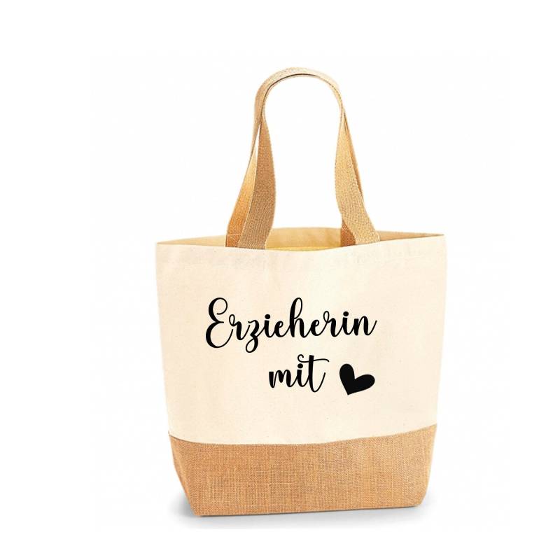 Jutetasche | Pädagogin Kita Geschenk Lehrerin Tagesmutter Hebamme Personalisiert Erzieherin von HandmadeSteffiShop