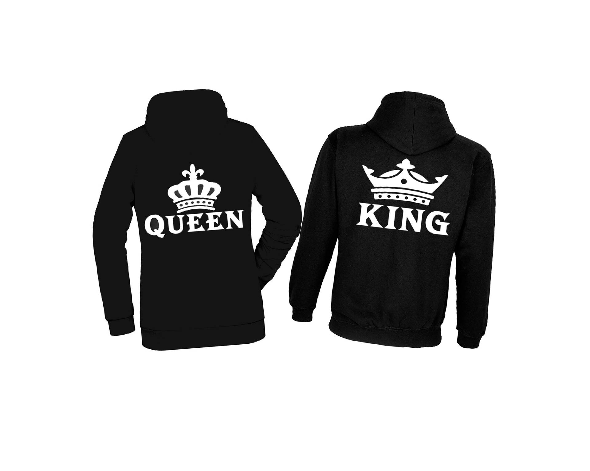 King & Queen Hoodie | Valentinstag Geschenk Partneroutfit Paar Hoodies Verliebt Partner Geburtstagsgeschenk| Pärchen Pullover King & Queen Hoodie | Valentinstag Geschenk Partneroutfit Paar Hoodies Verliebt Partner Geburtstagsgeschenk| Pärchen Pullover von HandmadeSteffiShop