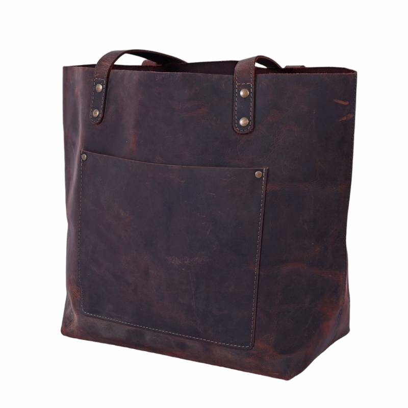 Rustikale Vintage Ledertasche Für Den Täglichen Gebrauch, Frauentasche, Büffelleder - Handmade Treasuree von HandmadeTreasuree