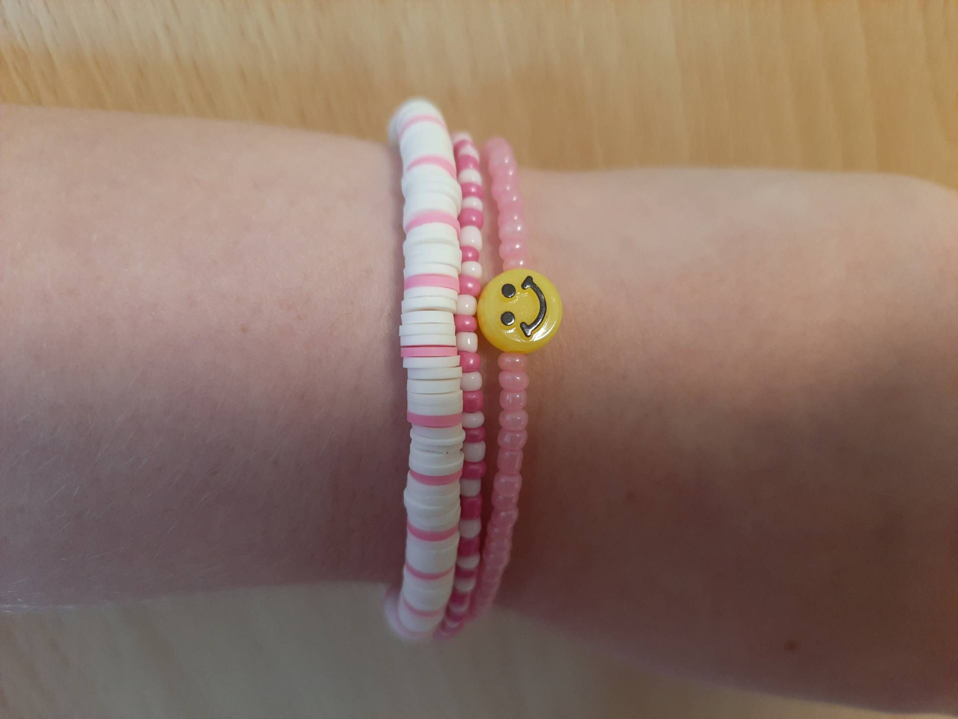 Armband Tonperlen Set Selbstgemacht von HandmadeVonKaro