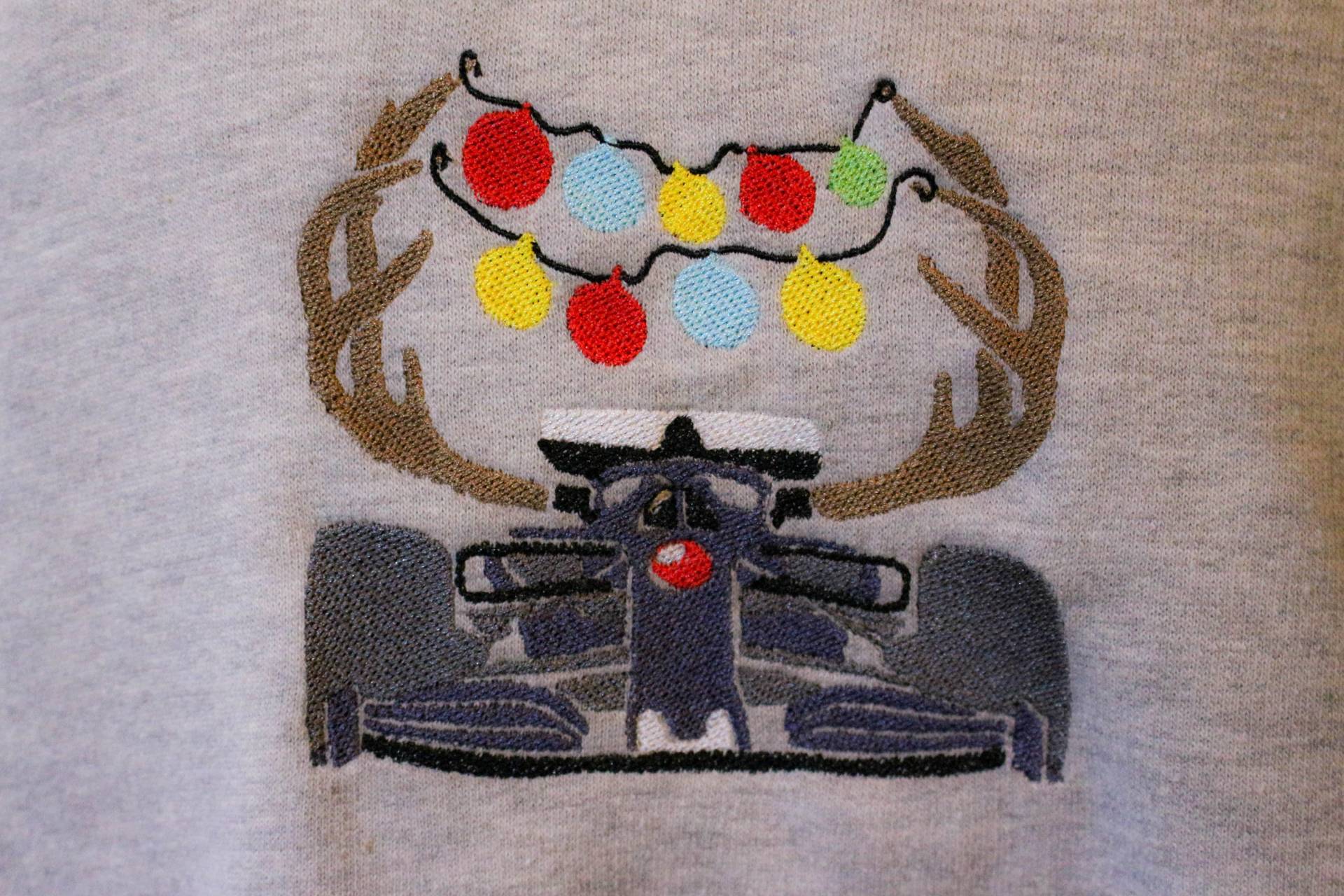 Formel 1 Weihnachtspullover Formel 1 Weihnachtspullover von HandmadebyBeeCrafts