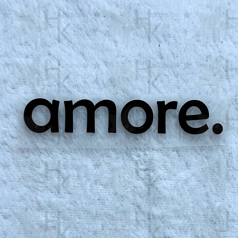 Bügelbild - Amore | Liebe Logo Viele Mögliche Farben Bügelbild - Amore | Liebe Logo Viele Mögliche Farben von HandmadebyKathi