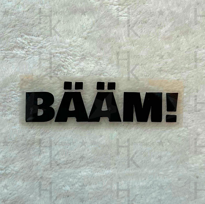 Bügelbild - Bääm | Slogan Logo Statement Viele Mögliche Farben Bügelbild - Bääm | Slogan Logo Statement Viele Mögliche Farben von HandmadebyKathi