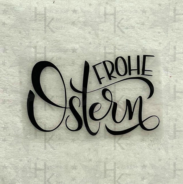 Bügelbild - Frohe Ostern | Logo Viele Mögliche Farben Bügelbild - Frohe Ostern | Logo Viele Mögliche Farben von HandmadebyKathi