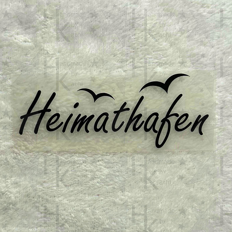 Bügelbild - Heimathafen | Möwen Maritim Meer Viele Mögliche Farben Bügelbild - Heimathafen | Möwen Maritim Meer Viele Mögliche Farben von HandmadebyKathi