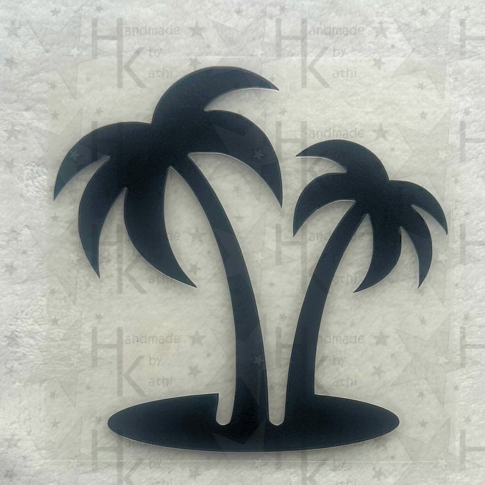 Bügelbild - Insel & Palmen Viele Mögliche Farben von HandmadebyKathi