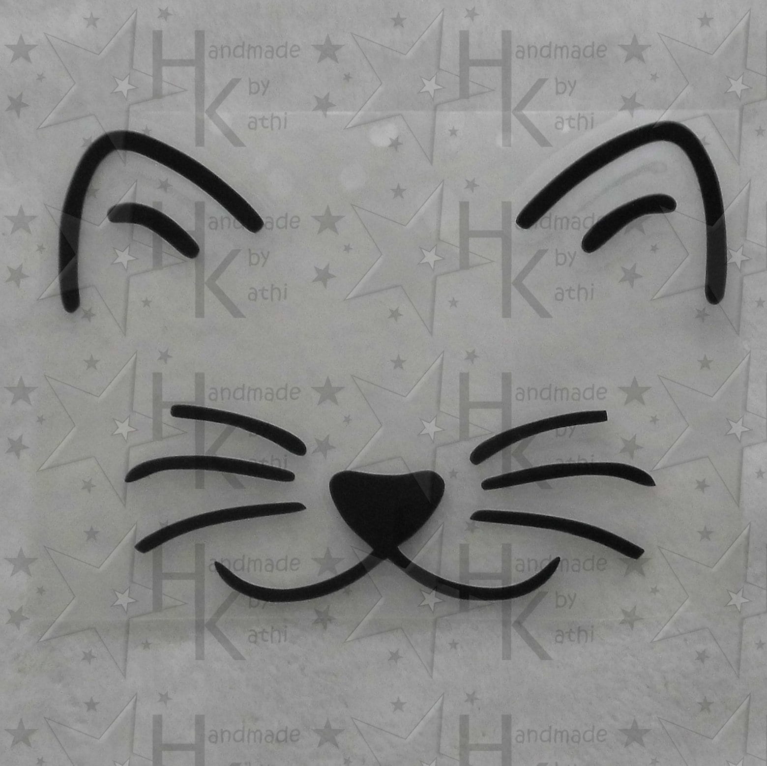Bügelbild - Katze/Gesicht Viele Mögliche Farben Bügelbild - Katze/Gesicht Viele Mögliche Farben von HandmadebyKathi